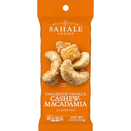 Sahale Sahale Tangerine Vanilla Cashew, 1.5 Ounce, 9 Per Box, 12 Per Case